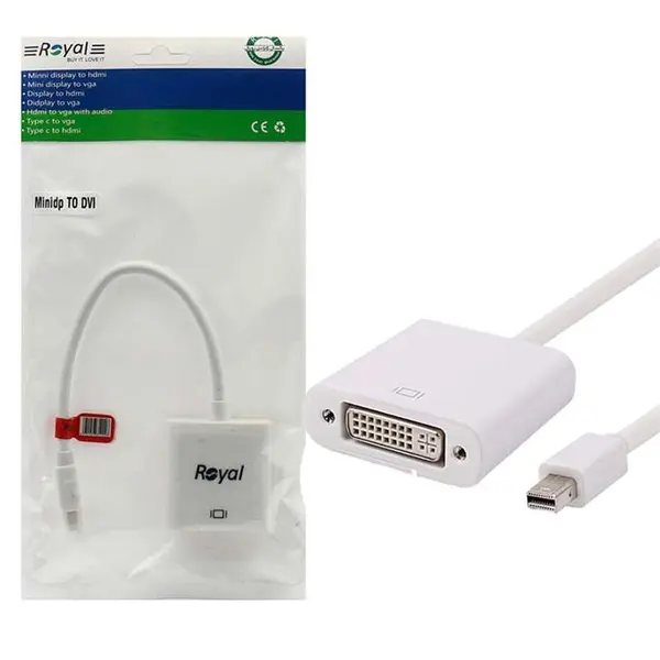 mini display to dvi رویال