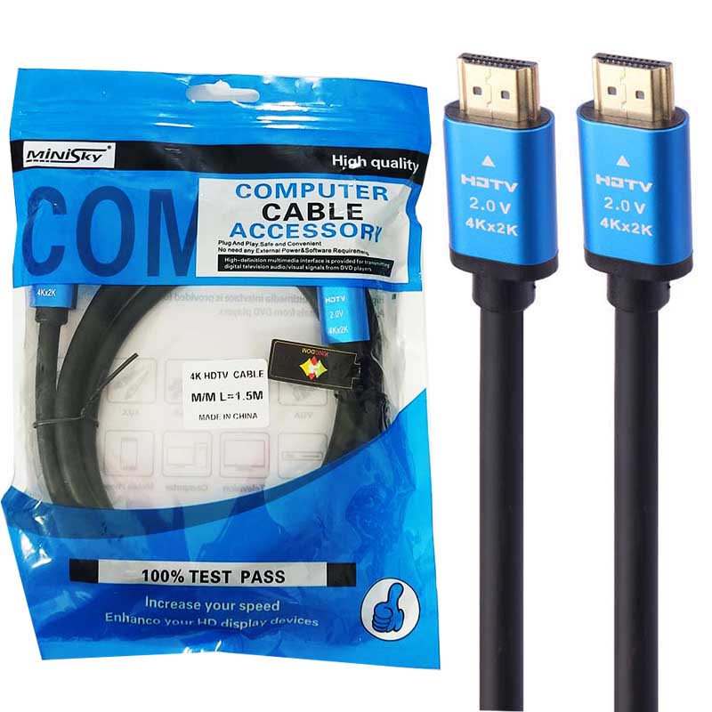 کابل hdmi 1/5 متری minisky