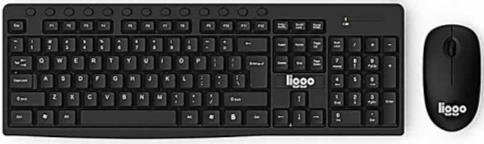 کیبرد وموس بیسیم liggo KW806