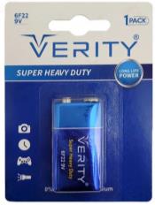 باطری کتابی کارتی VERITY 6F22