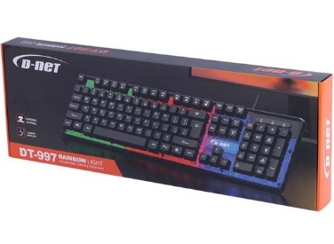 کیبوردسیم دار DT RGB مکانیکال